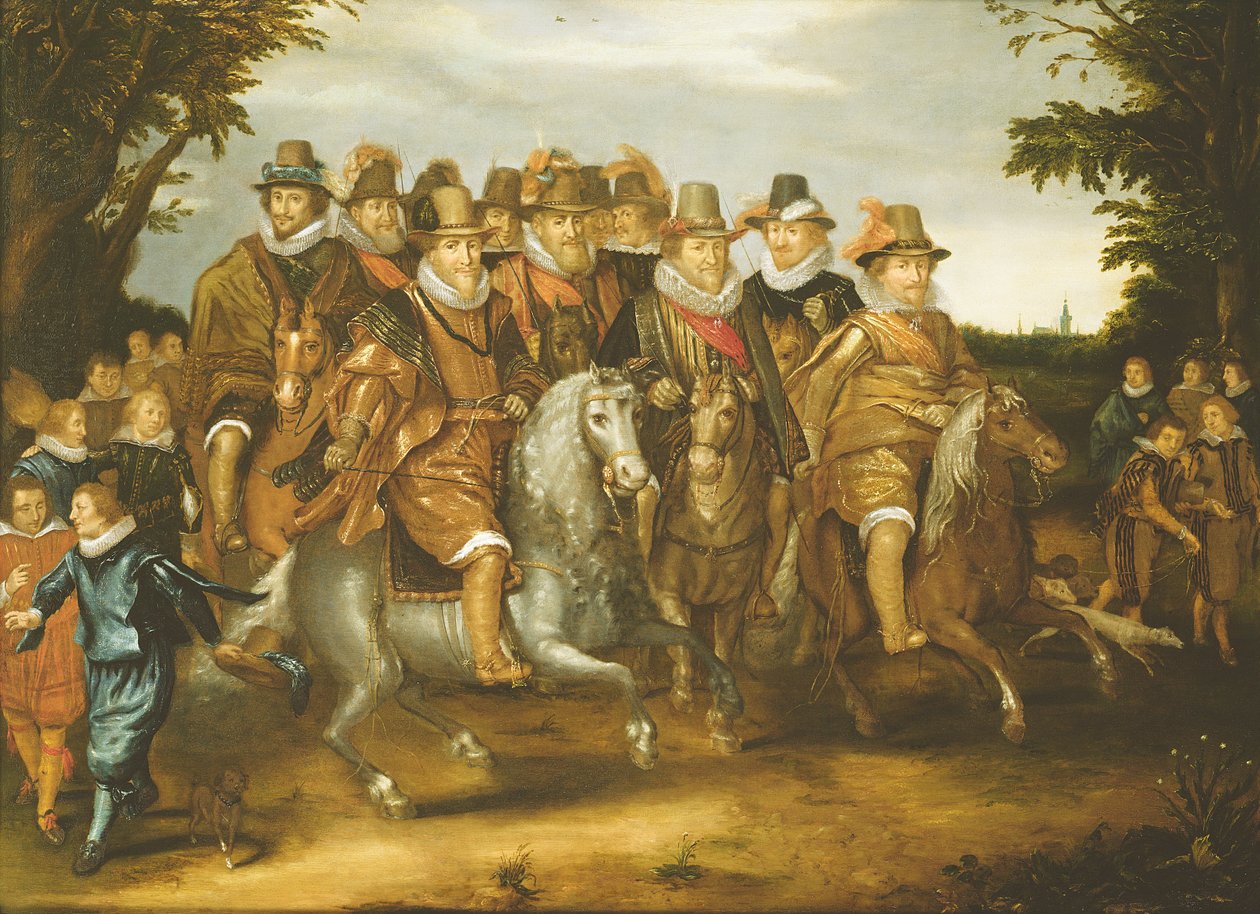The Princes of Orange by Adriaen van de Venne