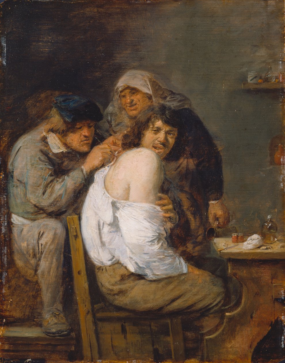 The Back Operation by Adriaen Brouwer