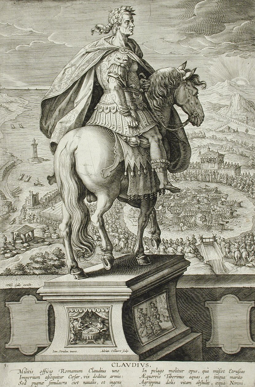 Claudius by Adriaen Collaert