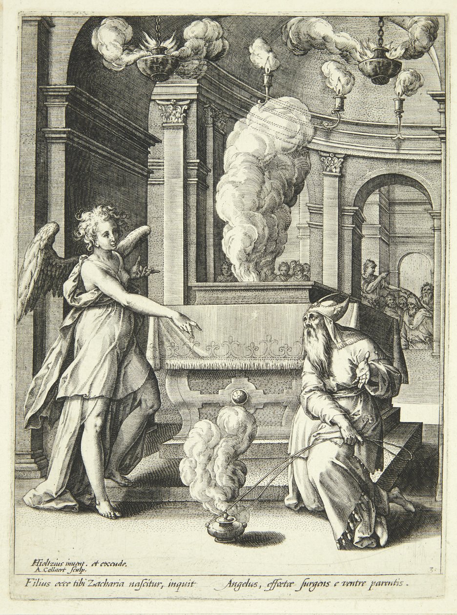 The Annunciation by Adriaen Collaert