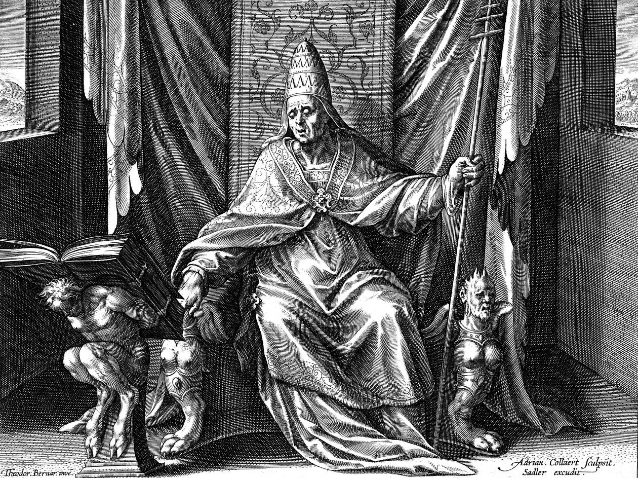 Pope Gregory I, the Great by Adriaen Collaert
