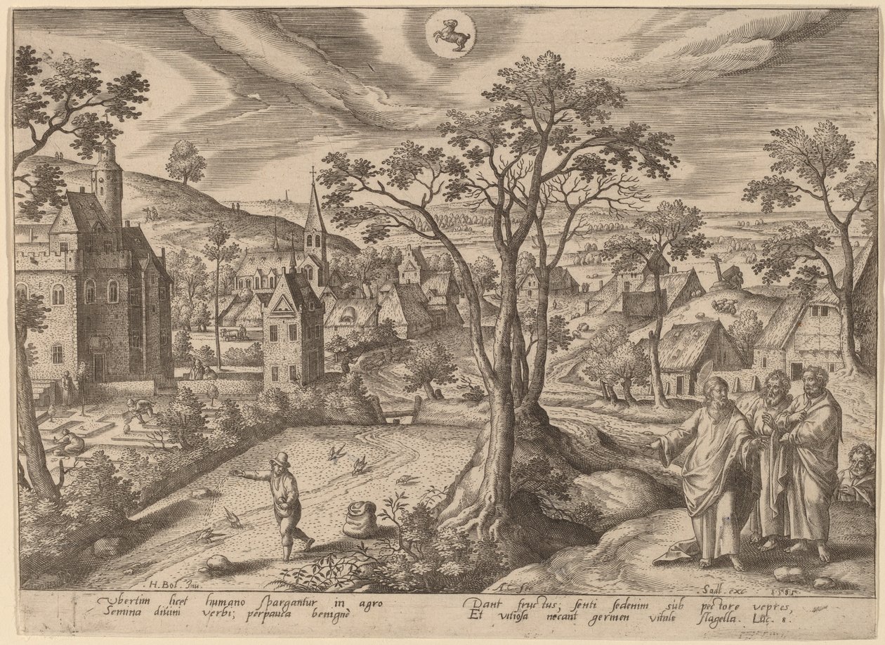 The Parable of the Sower by Adriaen Collaert after Hans Bol