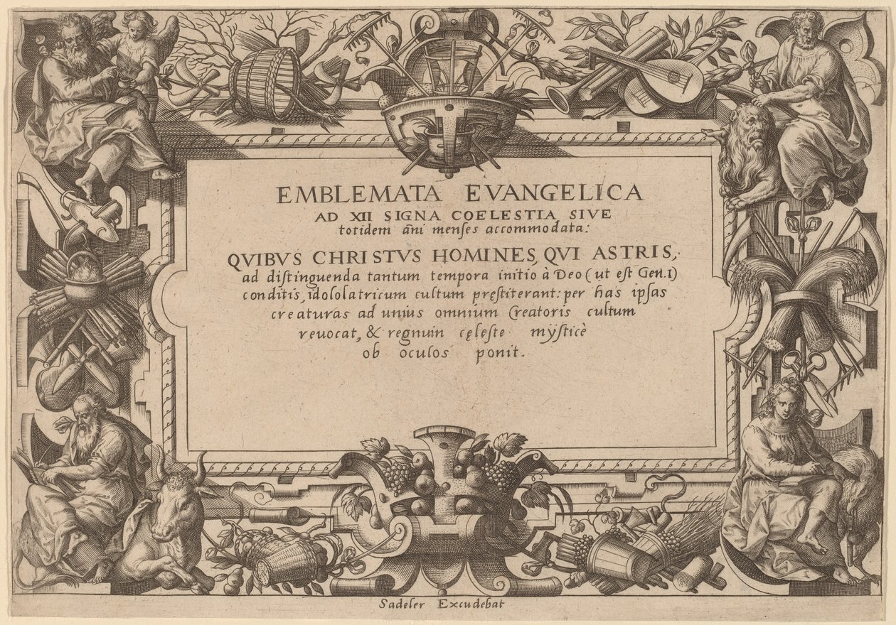 Title Page by Adriaen Collaert after Hans Bol