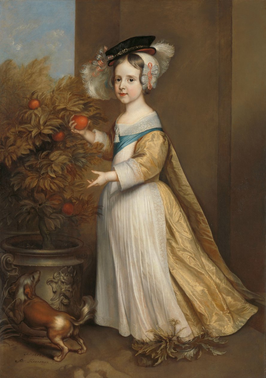 William III (1650-1702), Prince of Orange, as a Child by Adriaen Hanneman
