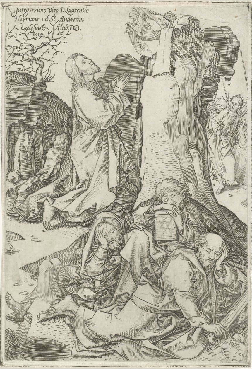 Christ in the Garden of Gethsemane by Adriaen Huybrechts (I)
