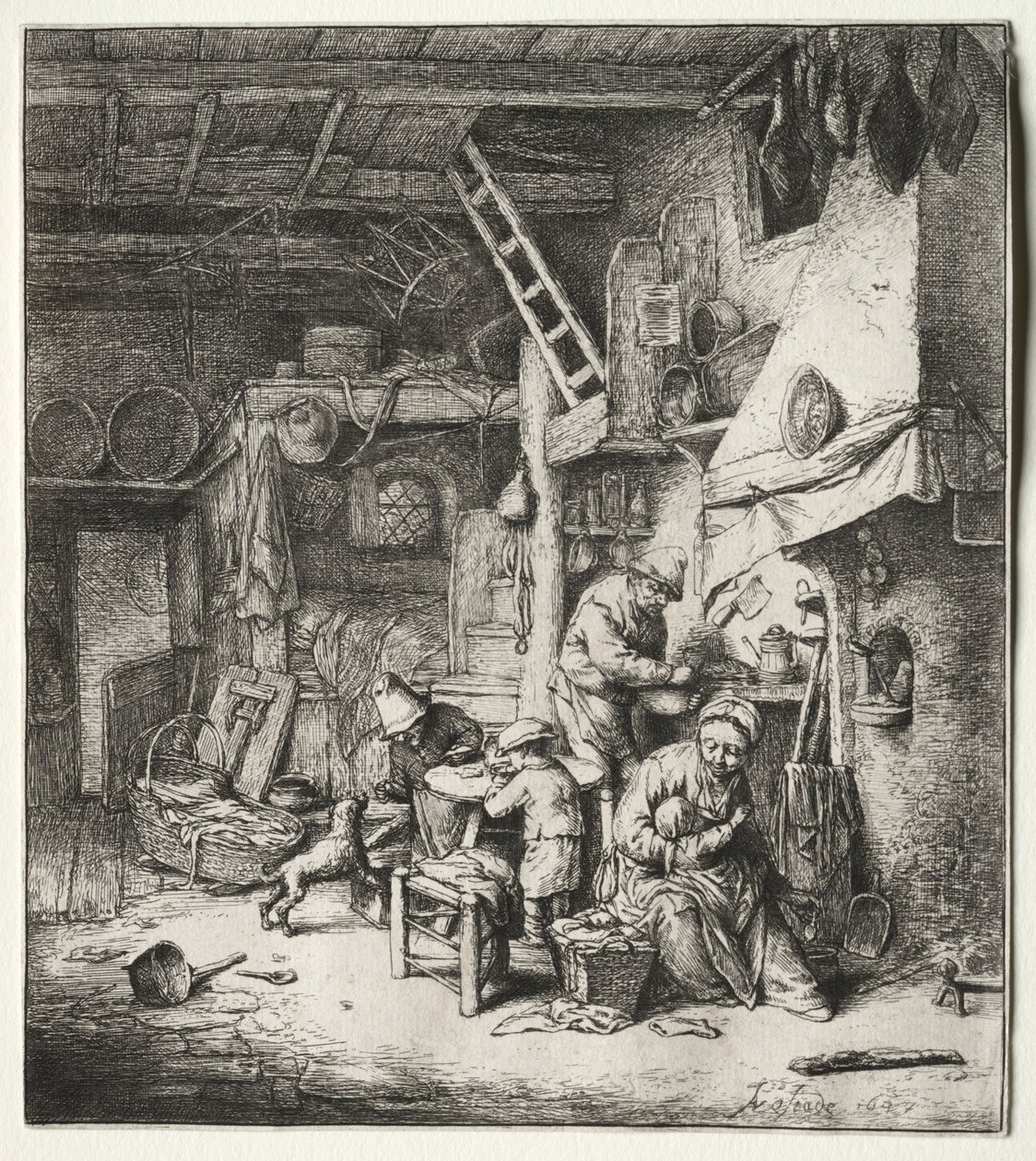 The Family by Adriaen Jansz. van Ostade