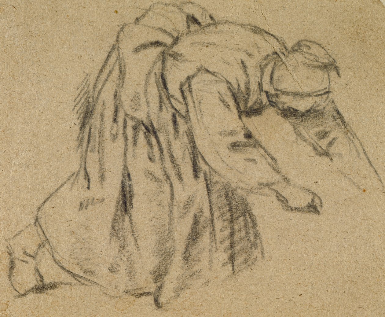 Woman Bending Down, 1656 by Adriaen Jansz. van Ostade