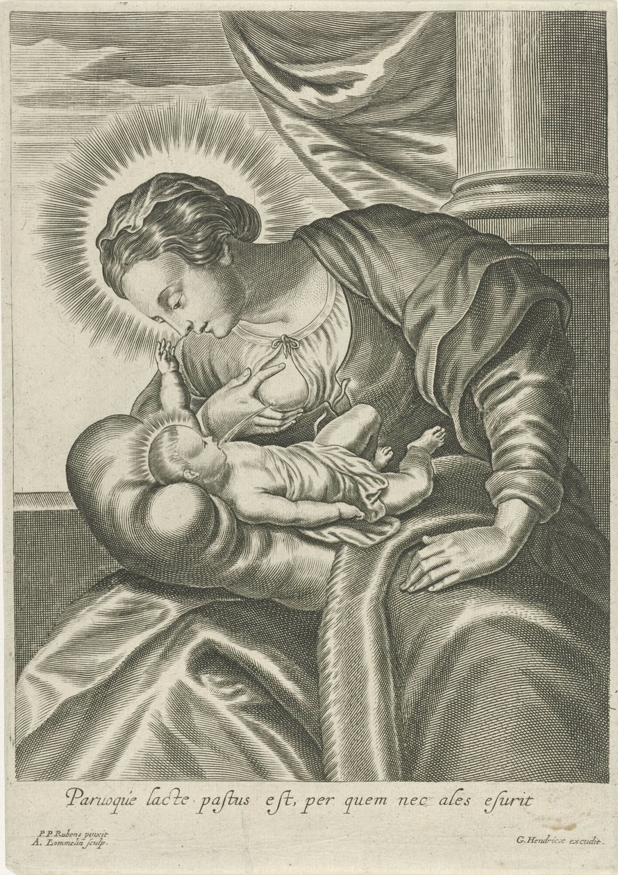 Mary Feeding the Christ Child by Adriaen Lommelin (attributed to workshop of)