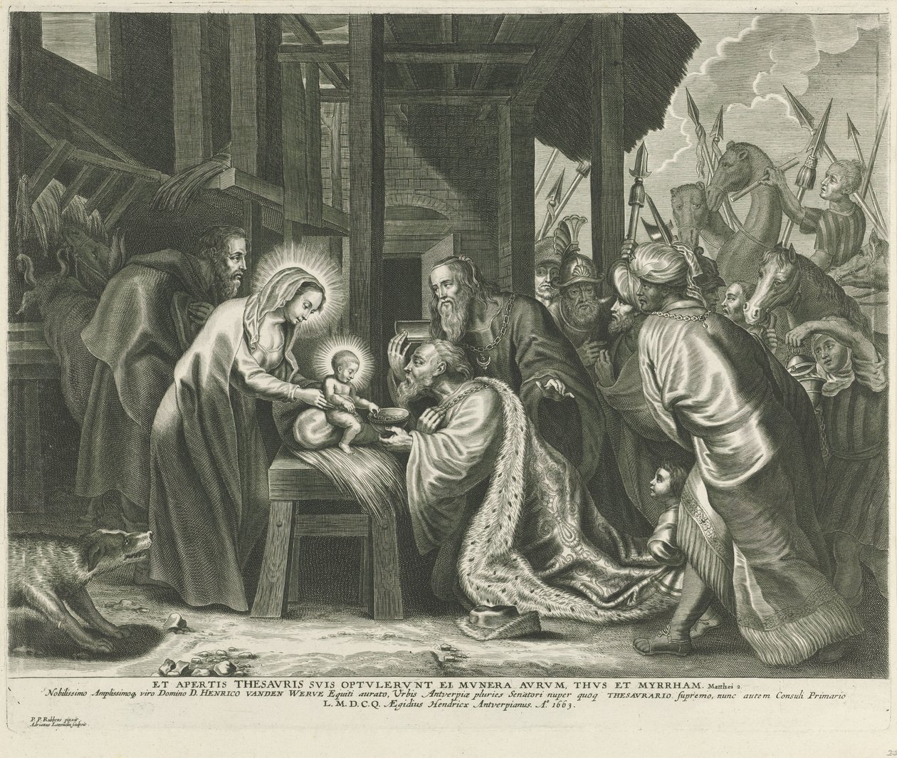 Adoration of the Magi by Adriaen Lommelin