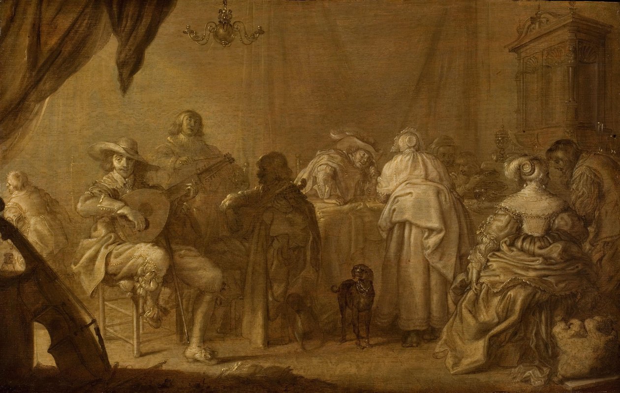 A Musical Party by Adriaen Pietersz van de Venne