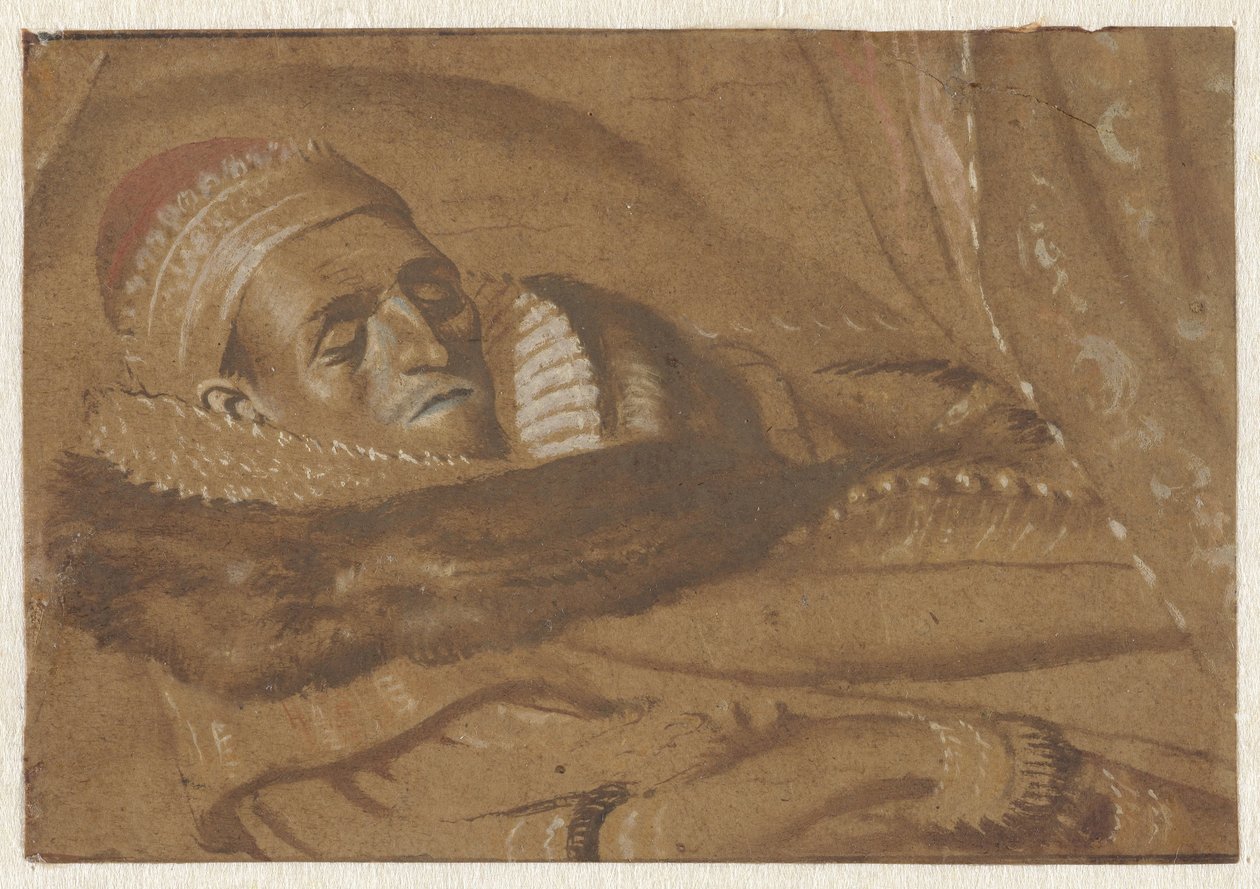 Prince Maurice of Orange on his Deathbed by Adriaen Pietersz van de Venne