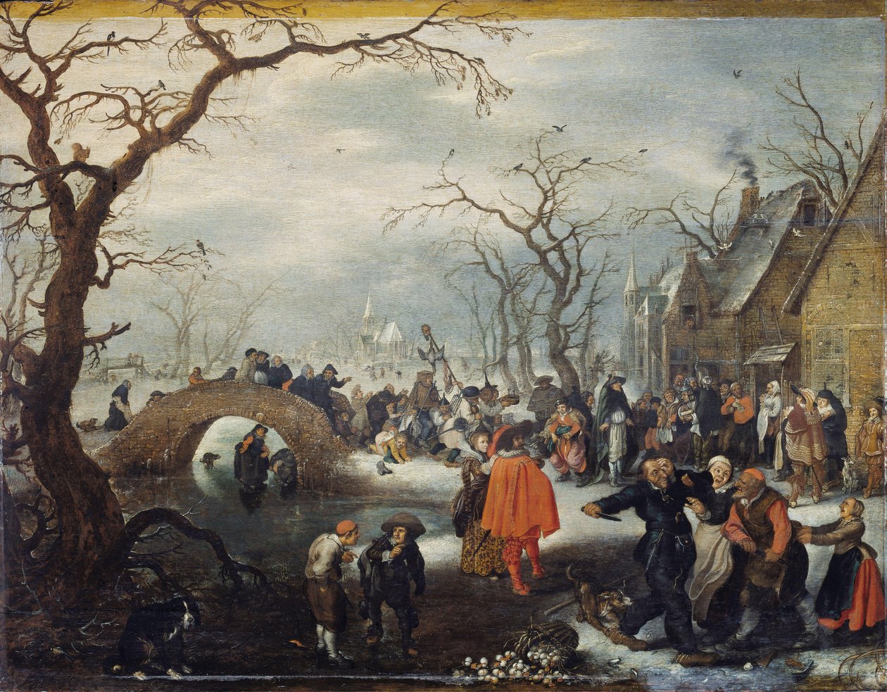 Shrove Tuesday in the Country by Adriaen Pietersz van de Venne