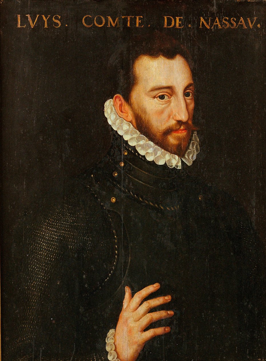 Portrait of Count Louis of Nassau (1538-1574) by Adriaen Thomasz Key
