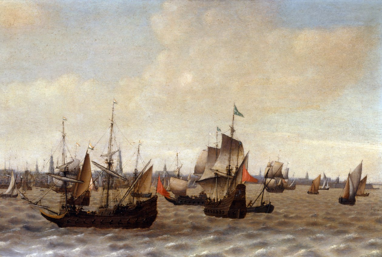 Shipping of Antwerp by Adriaen van Diest