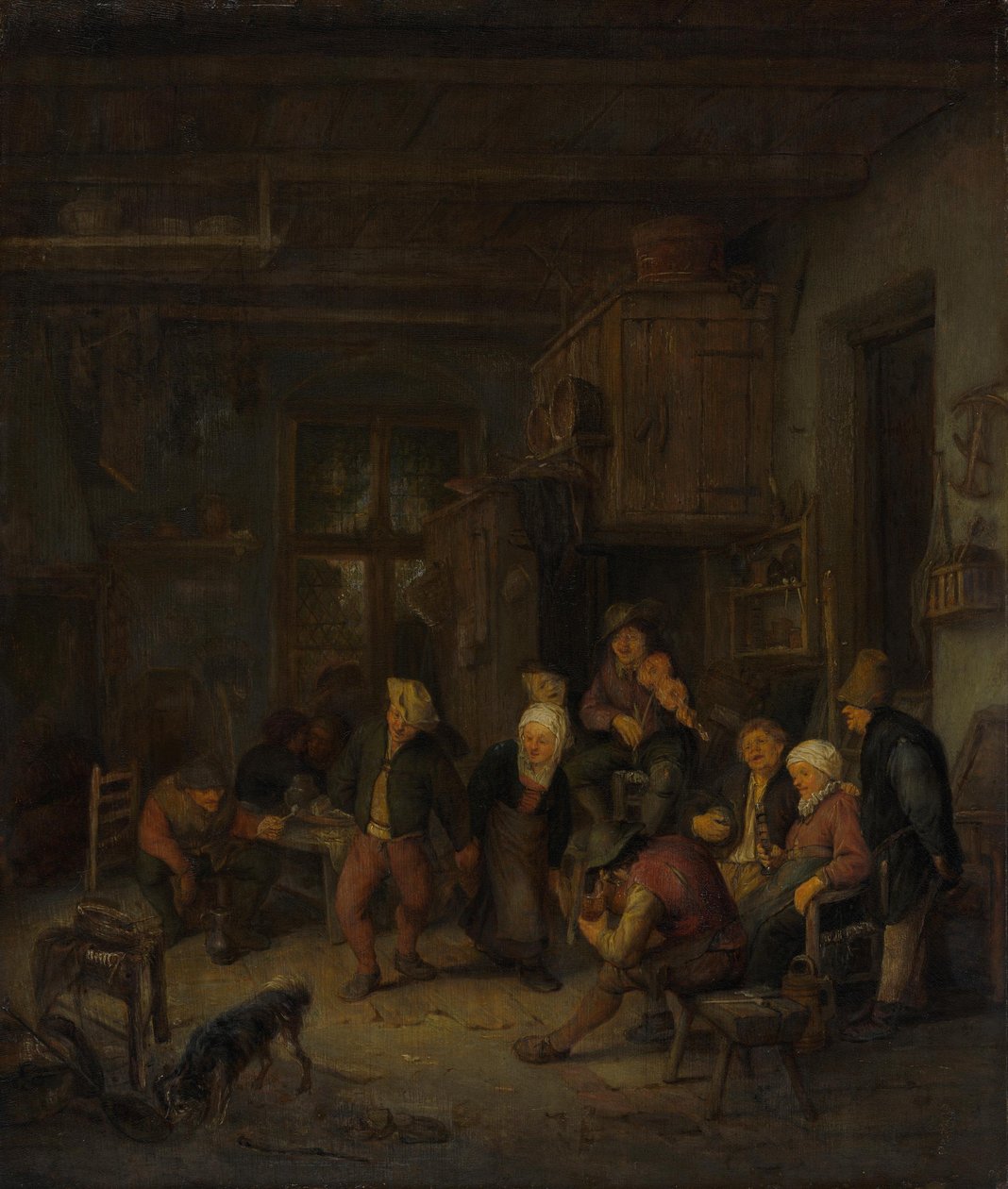 Merry Peasant Society by Adriaen van Ostade