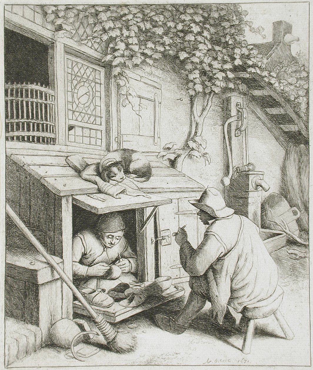 The Cobbler by Adriaen van Ostade