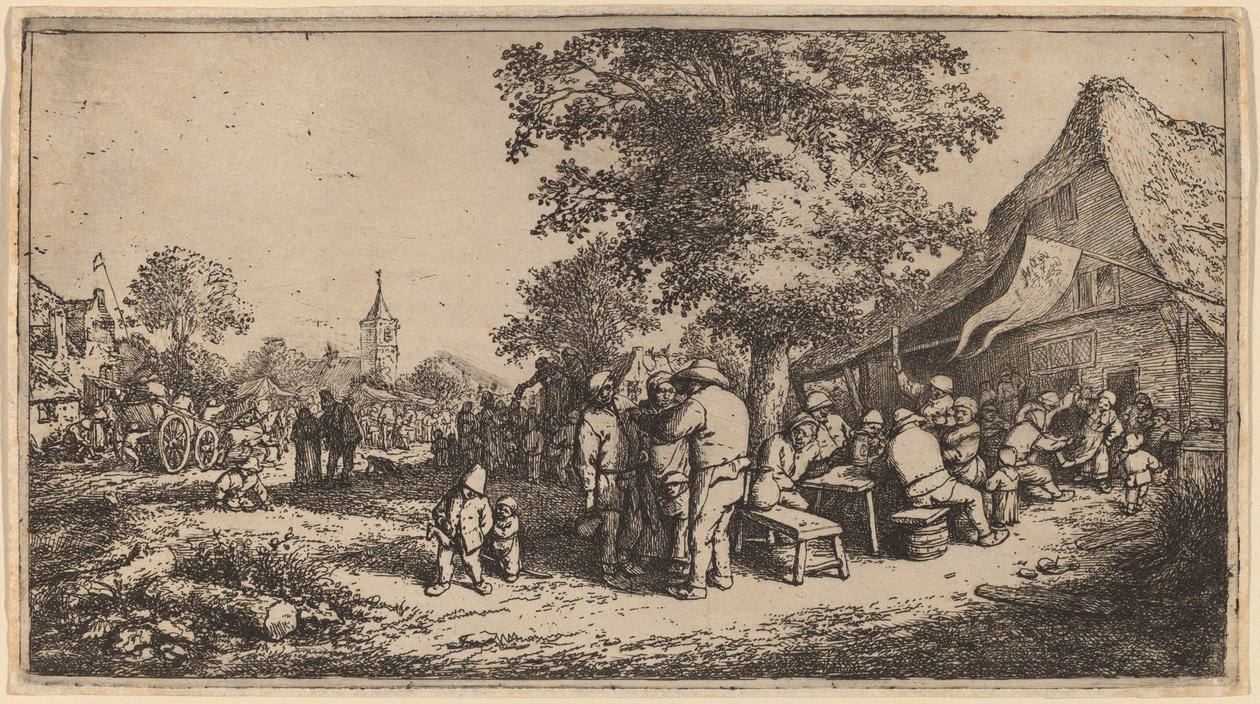 The Fair by Adriaen van Ostade