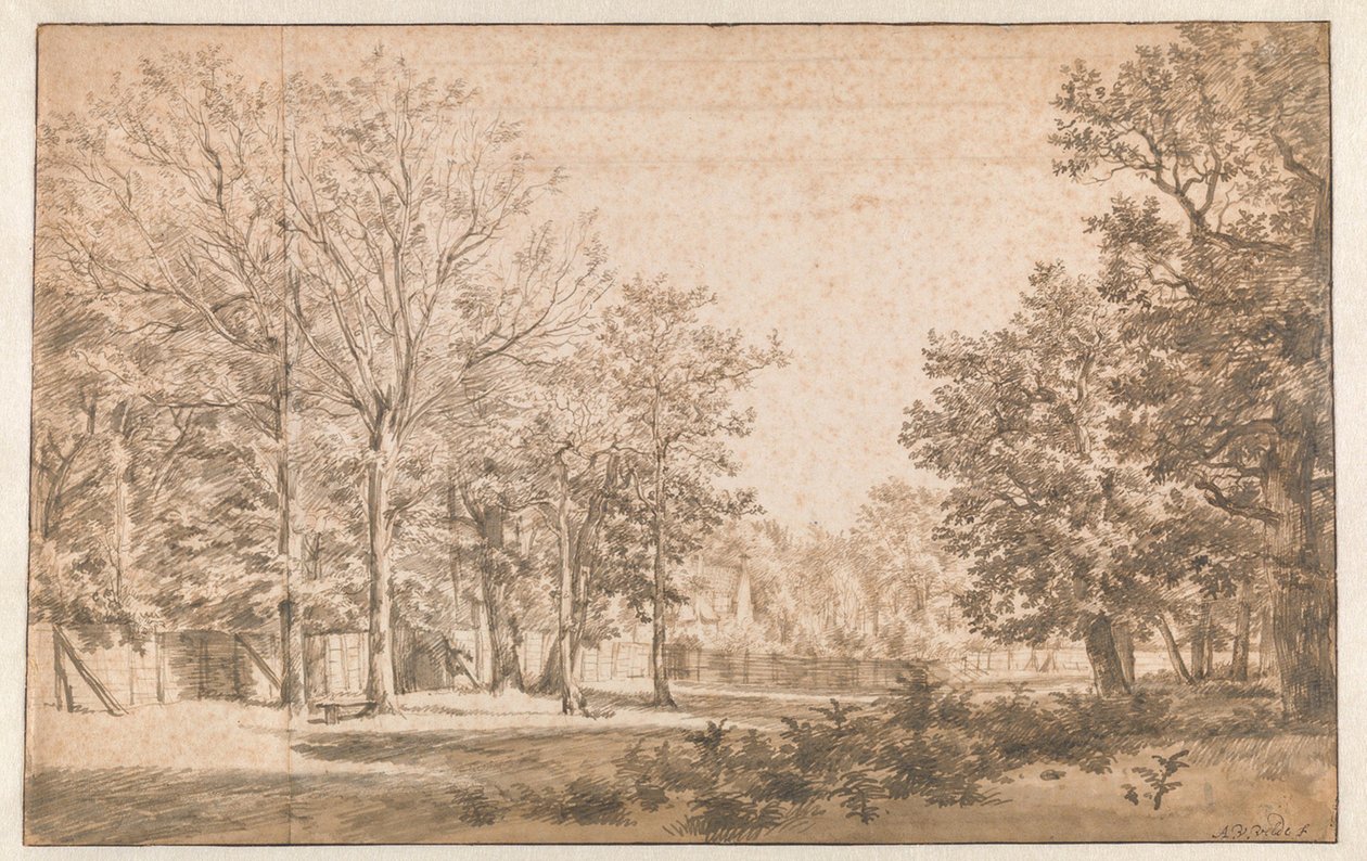 Tree-Rich Landscape by Adriaen van de Velde