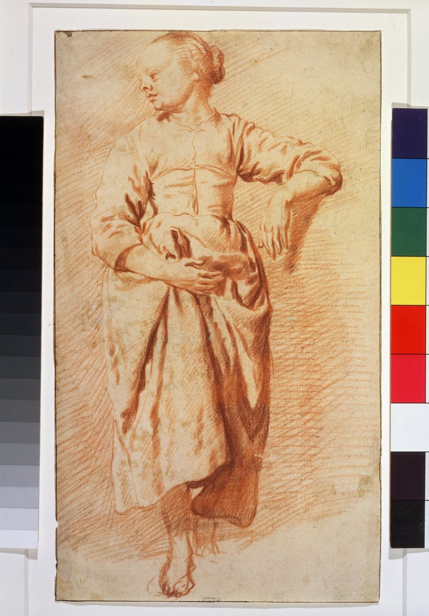 Woman in Peasant Dress by Adriaen van de Velde