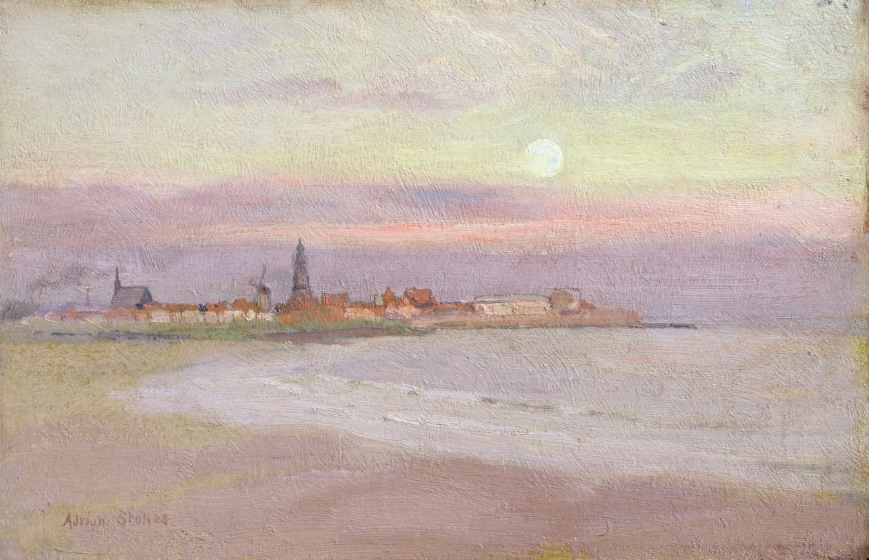 Village in Friesland, 1900 by Adrian Scott Stokes