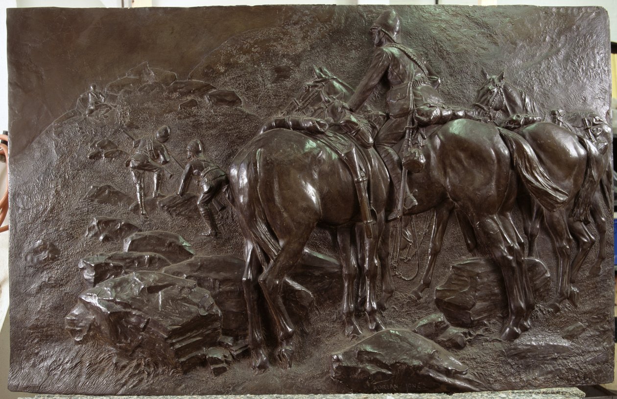 A Scouting Party of 6th Dragoon Guards by Adrian Jones