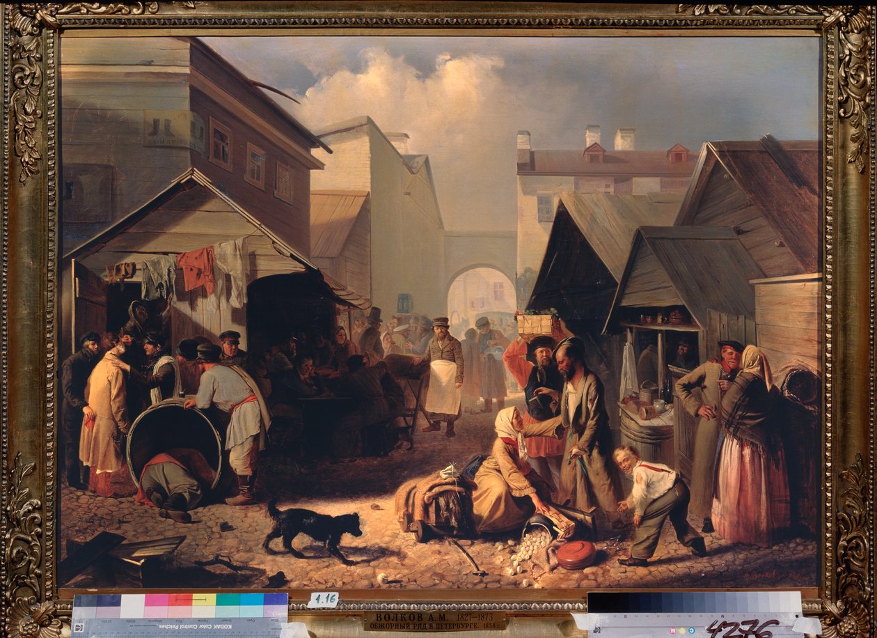 Refreshment Stall in St Petersburg by Adrian Markovich Volkov