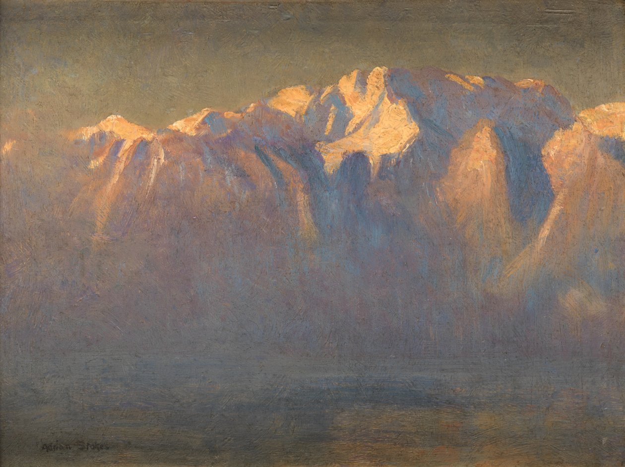 Mont Blanc by Adrian Scott Stokes: Buy fine art print