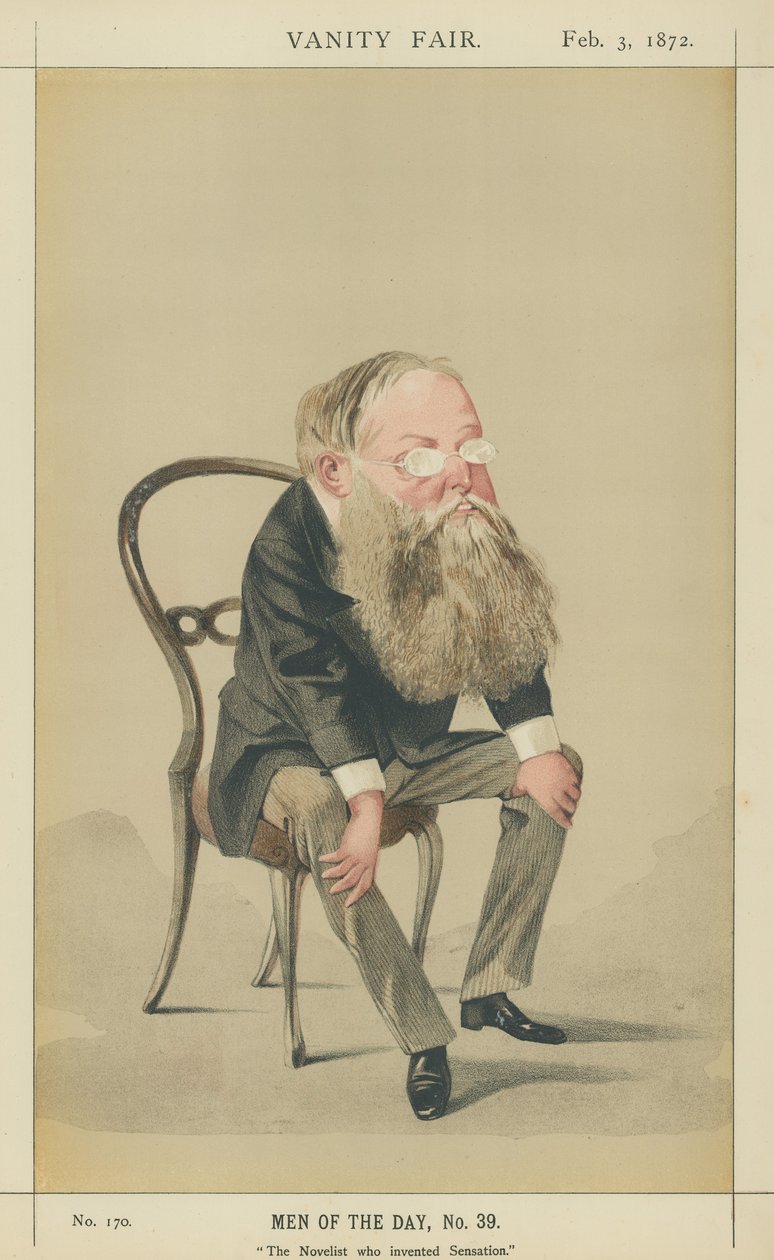 Mr Wilkie Collins by Adriano Cecioni