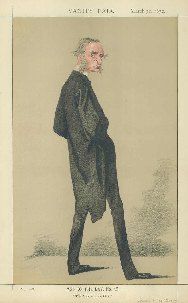 The Reverend Canon Charles Kingsley by Adriano Cecioni