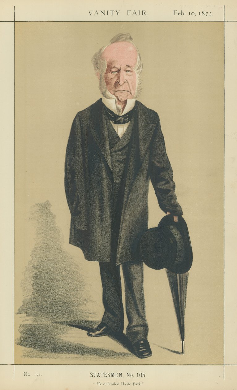 The Right Honourable Spencer Horatio Walpole by Adriano Cecioni
