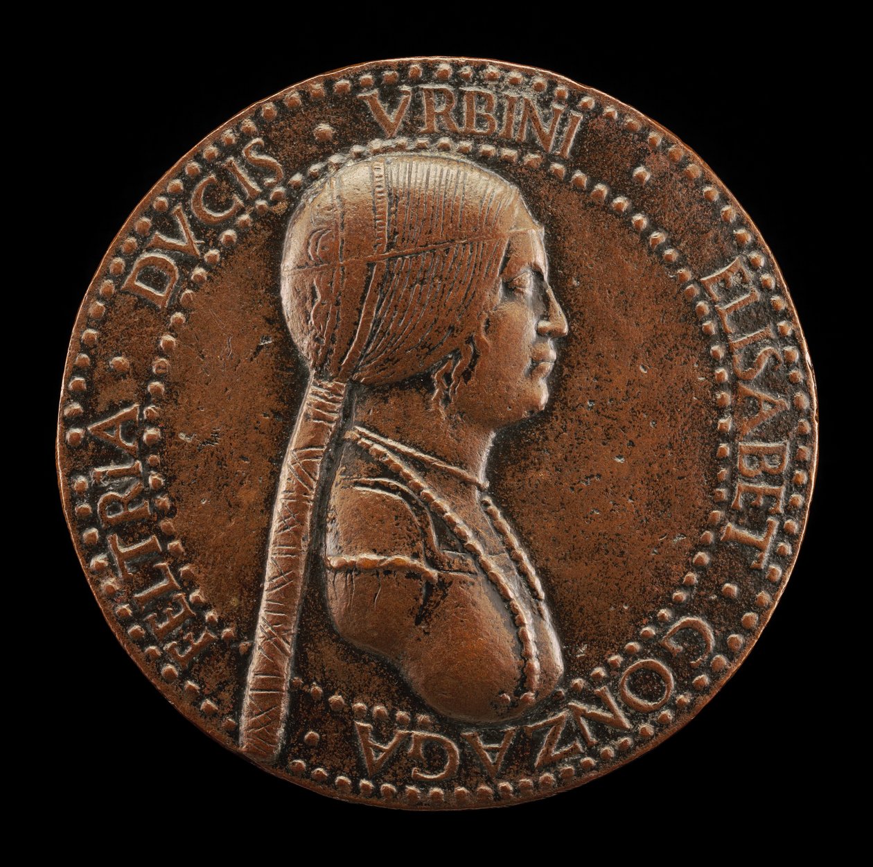 Elisabetta Gonzaga, Duchess of Urbino, Wife of Guidobaldo I by Adriano Fiorentino