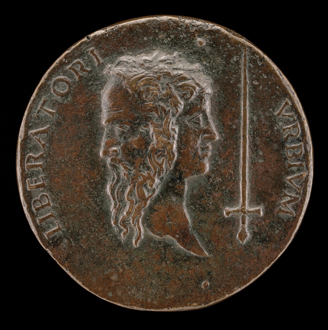 Janiform Head [reverse], 1495-1496 by Adriano Fiorentino
