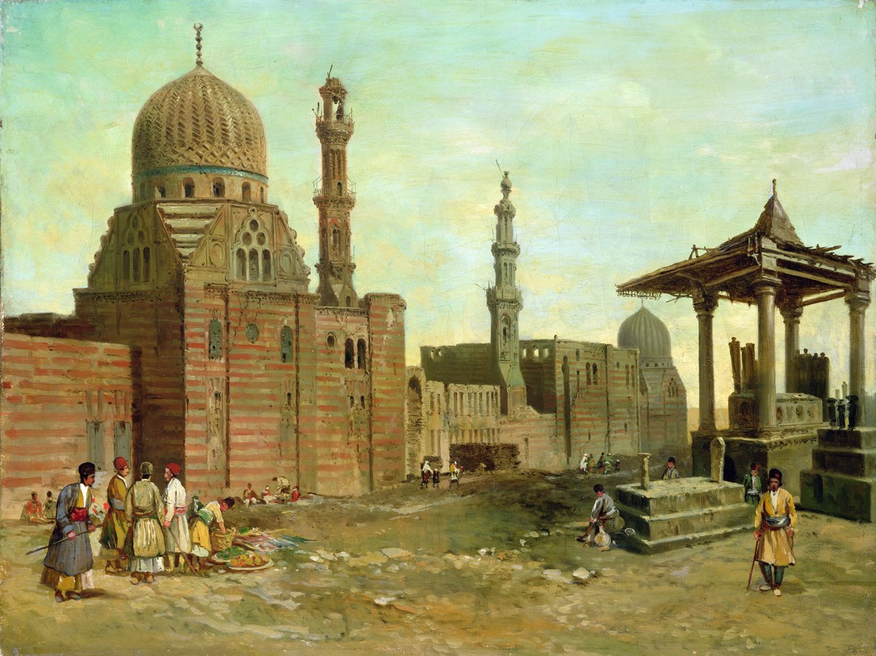 Mosques and Minarets by Adrien Dauzats