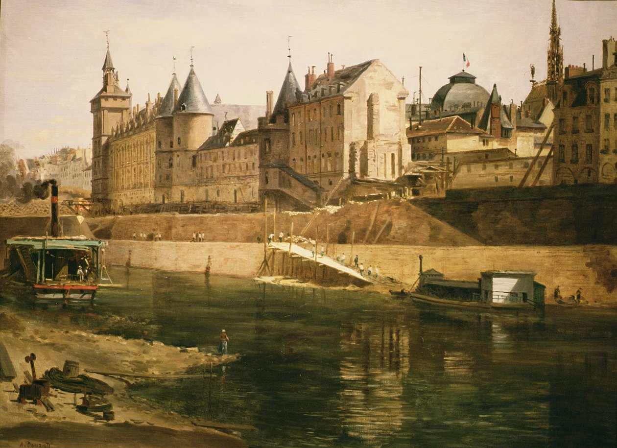 The Palais de Justice, the Conciergerie and the Tour de l
