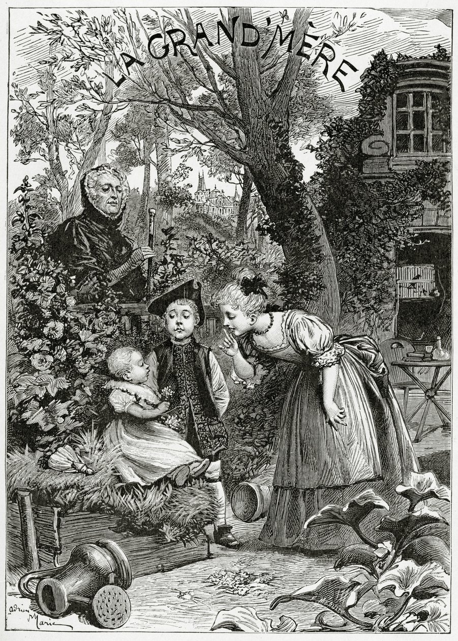 La Grand’Mère, 19th Century by Adrien Emmanuel Marie