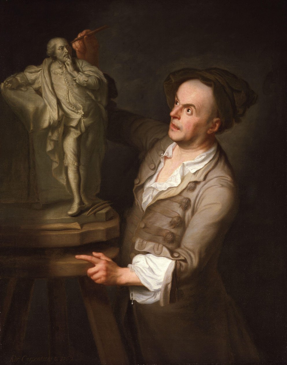Louis François Roubiliac 1702-1762 by Adrien Carpentiers