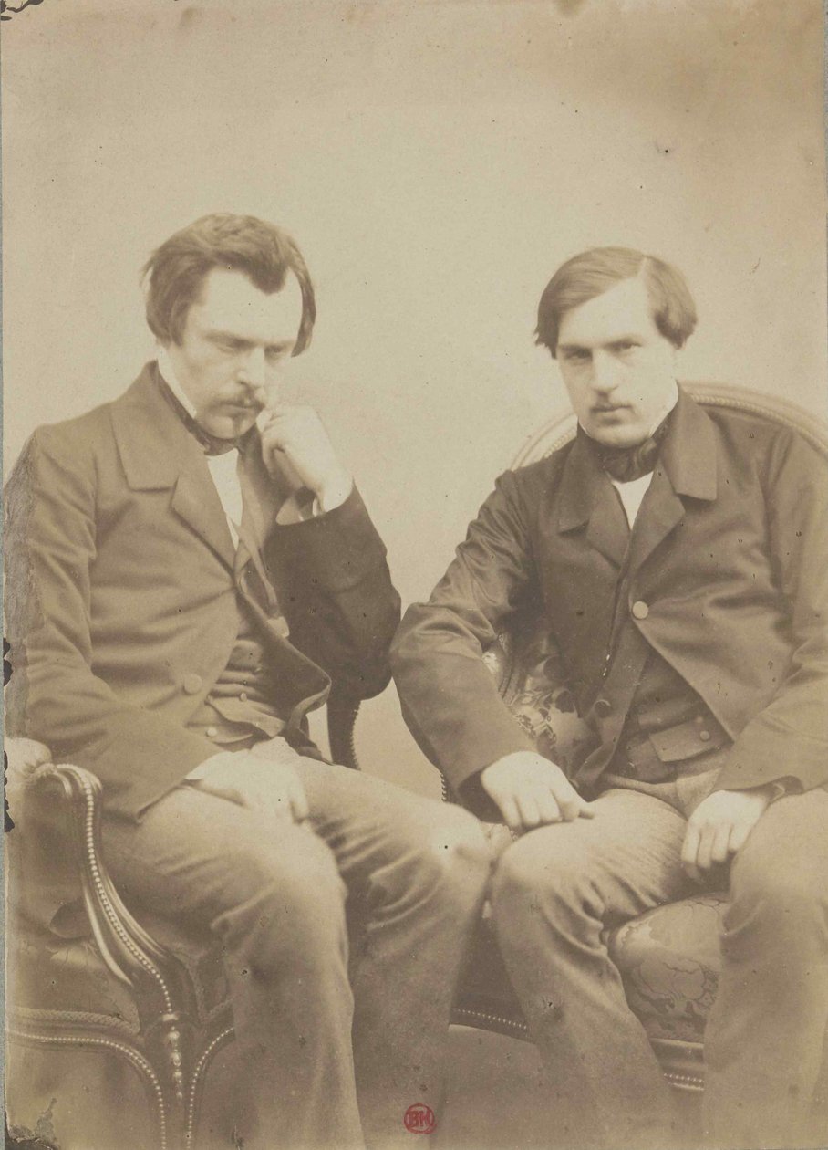 The Goncourt Brothers, ca 1855 by Adrien Tournachon