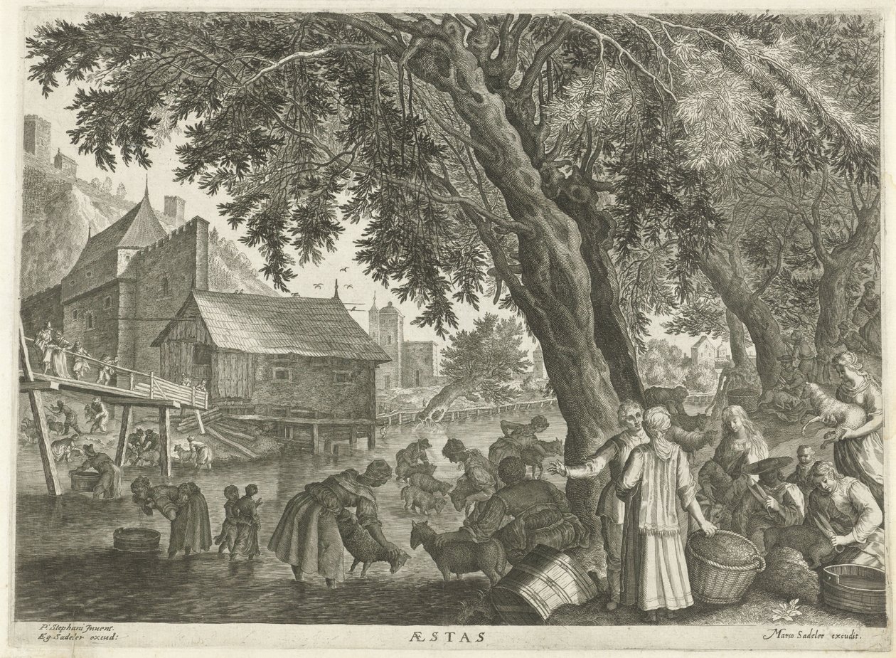Summer by Egidius  Sadeler (II)