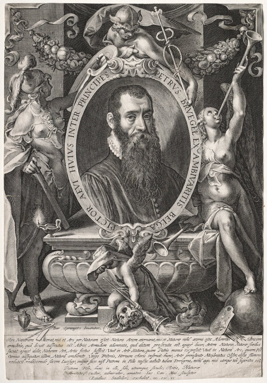 Peter Bruegel by Aegidius Sadeler or Saedeler