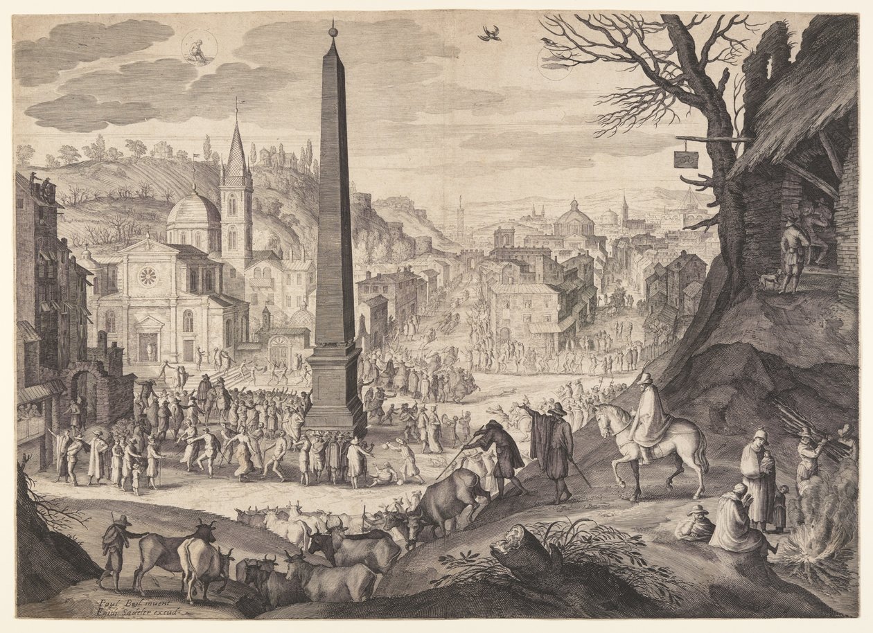 January/February, from The Twelve Months by Aegidius Sadeler II