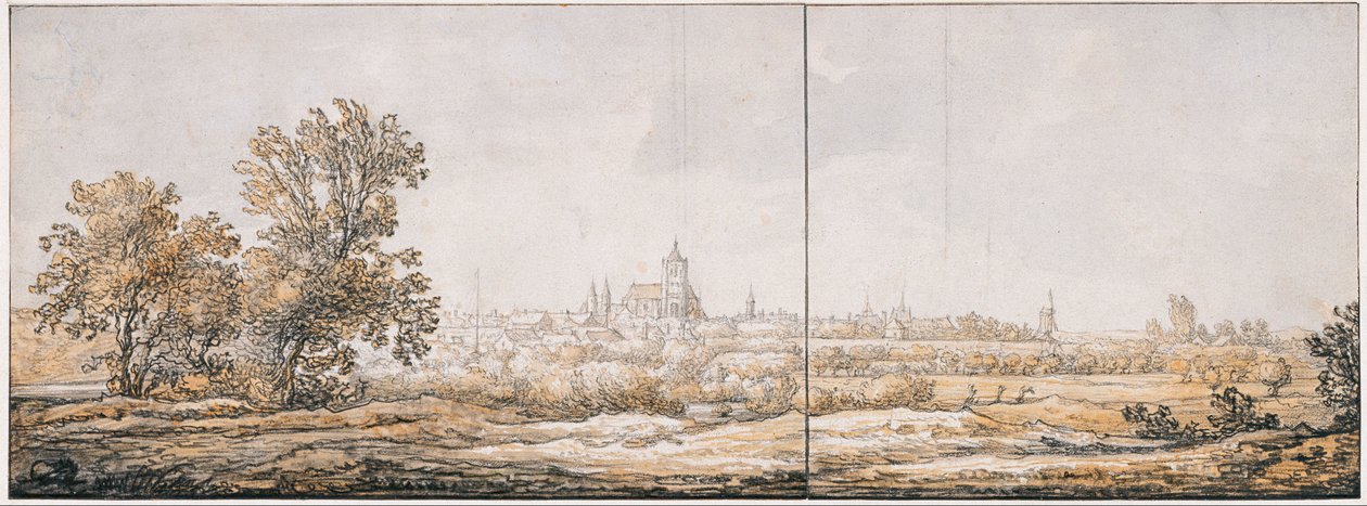 View of Arnhem from the South, c. 1645 by Aelbert Cuyp