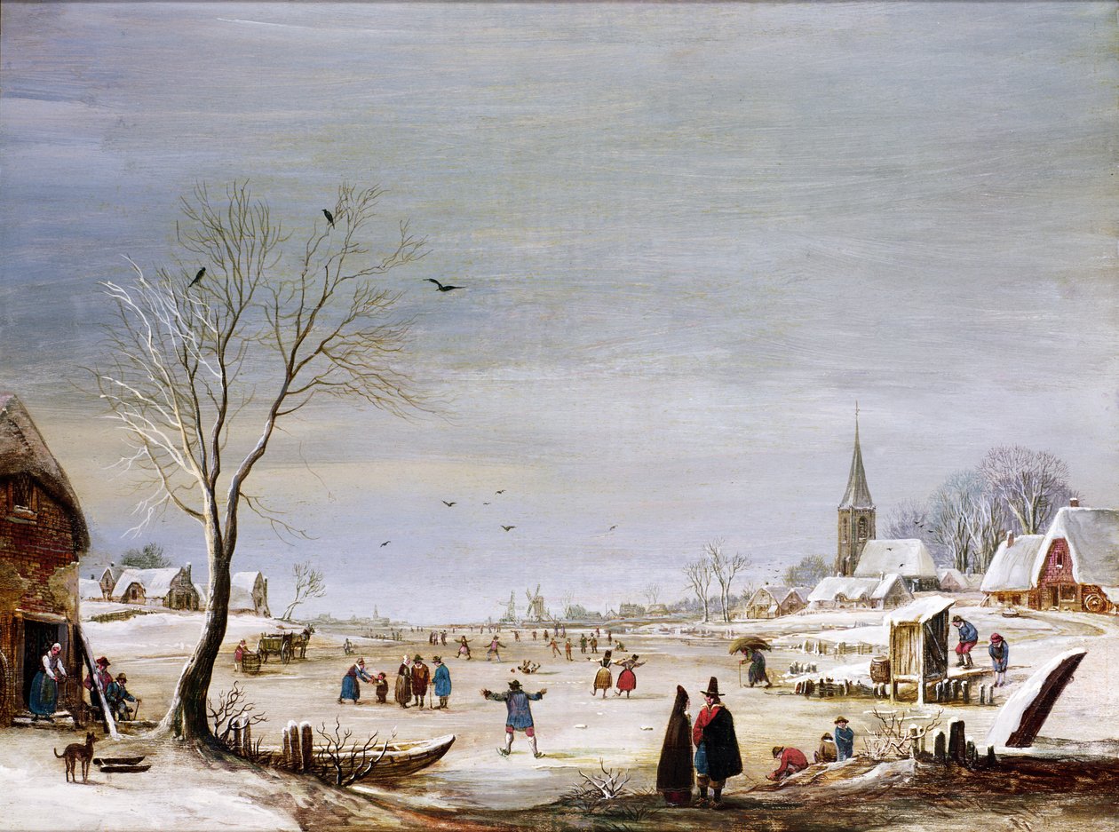 Winter Landscape by Aert van der Neer