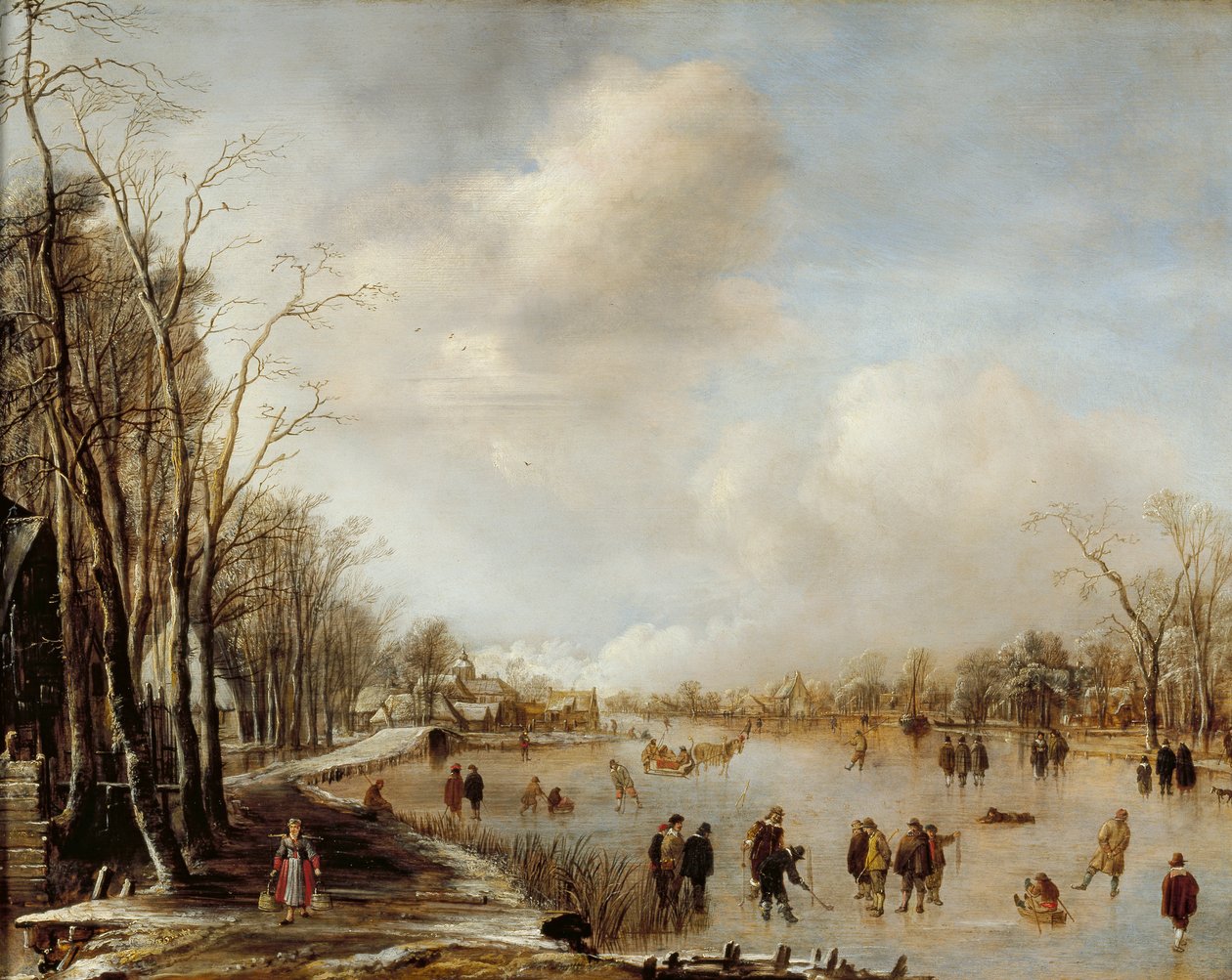 Winter Landscape by Aert van der Neer