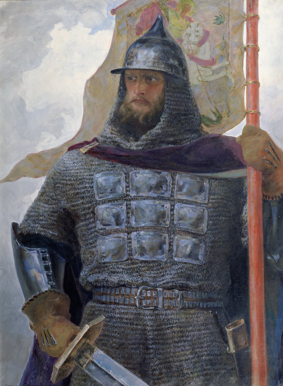 Alexander Nevsky, Duke of Novgorod, Grand Duke of Vladimir by Afanasiy Yefremovich Kulikov