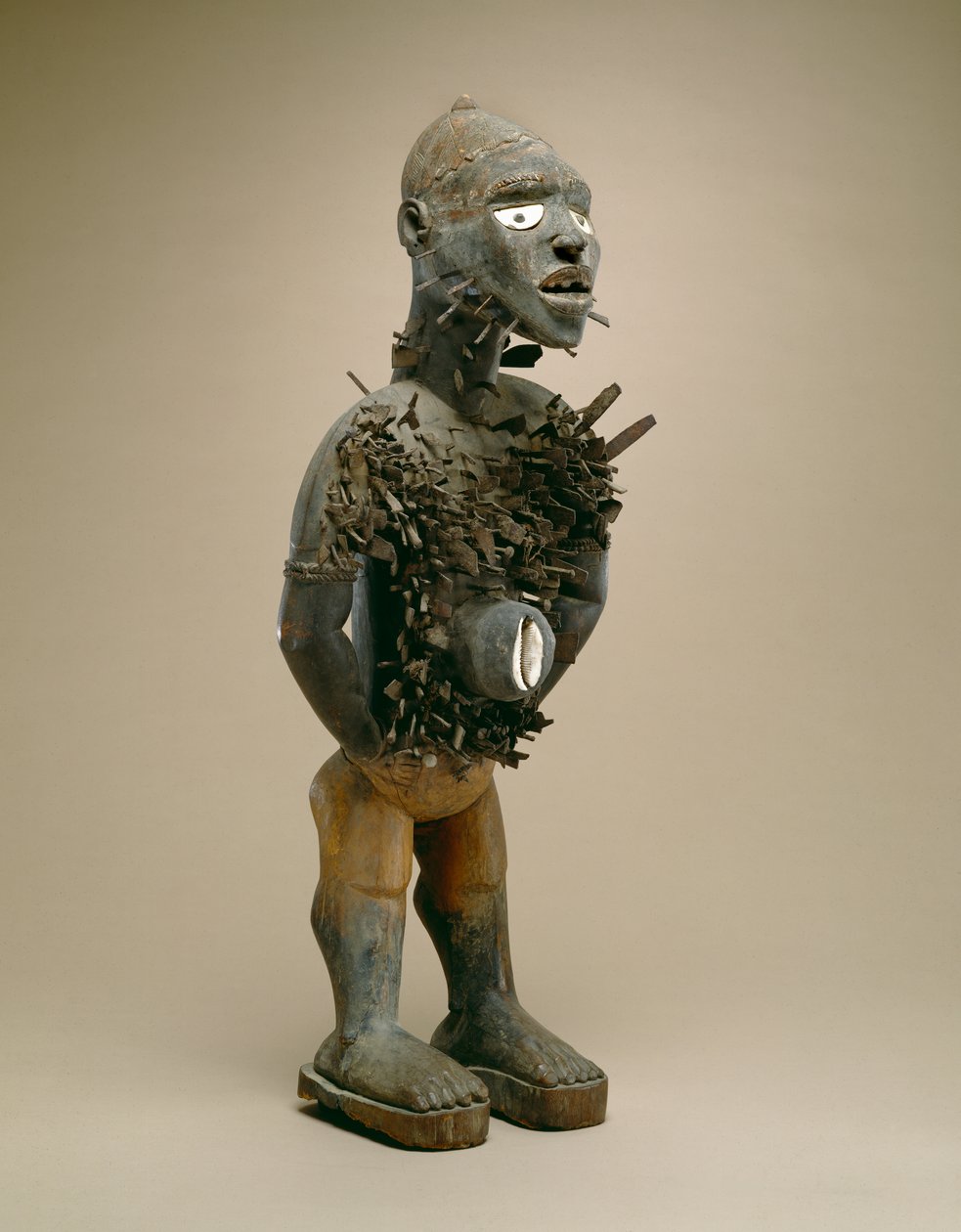 Nail Figure (Nkisi Nkondi) Yombe, Congo by African