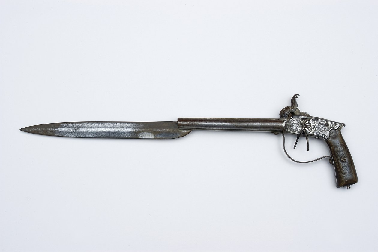 Double Barrelled Percussion Pistol, c.1840 by African