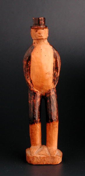 Standing figure of a European man, South-East Africa, late 19th century by African