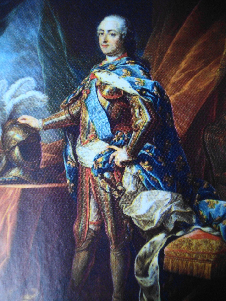Portrait of Louis XV of France (1710-1774) by Charles Amedee Philippe van Loo