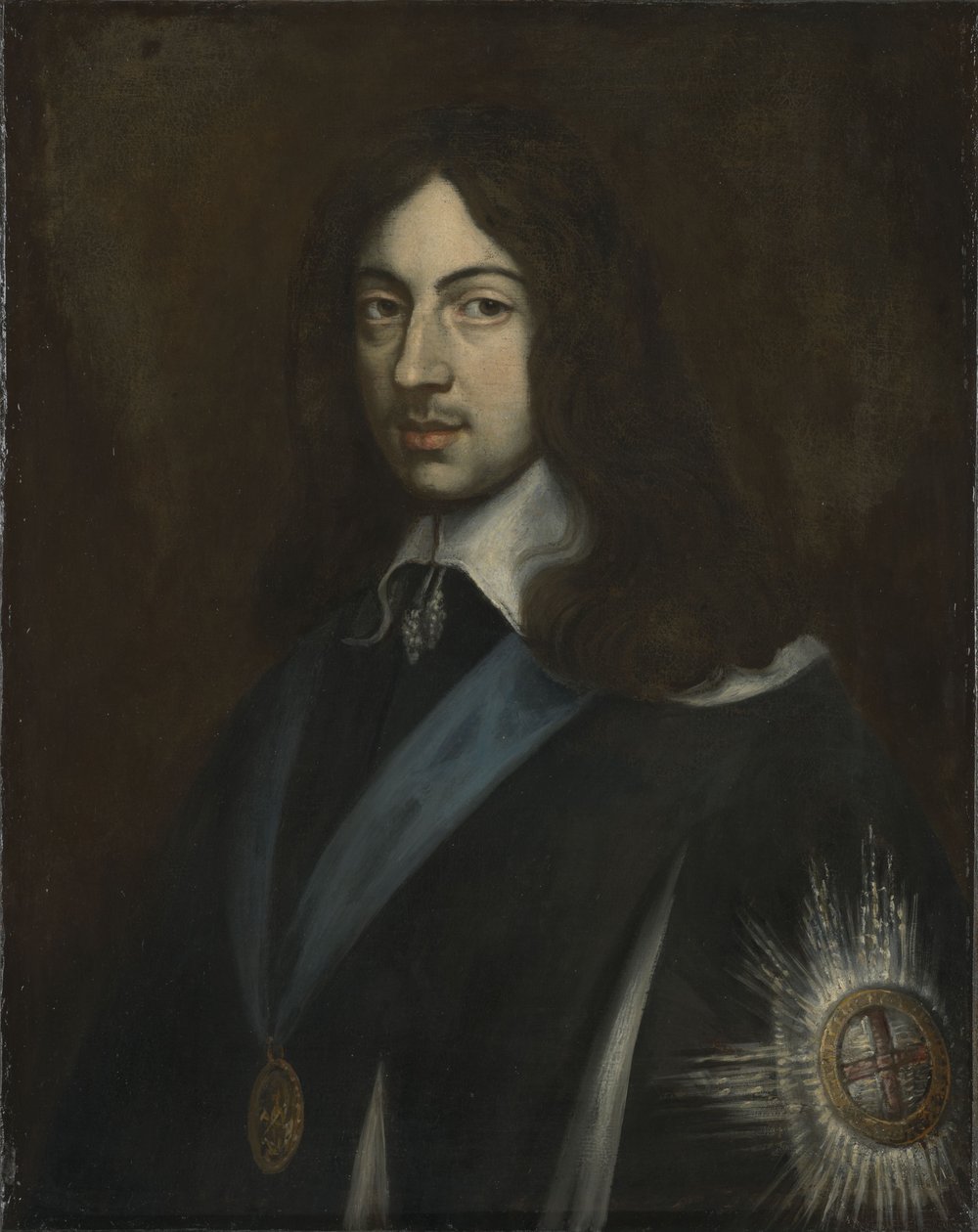 Portrait of King Charles II of England, Scotland and Ireland (1630-1685) by Jan van den Hoecke