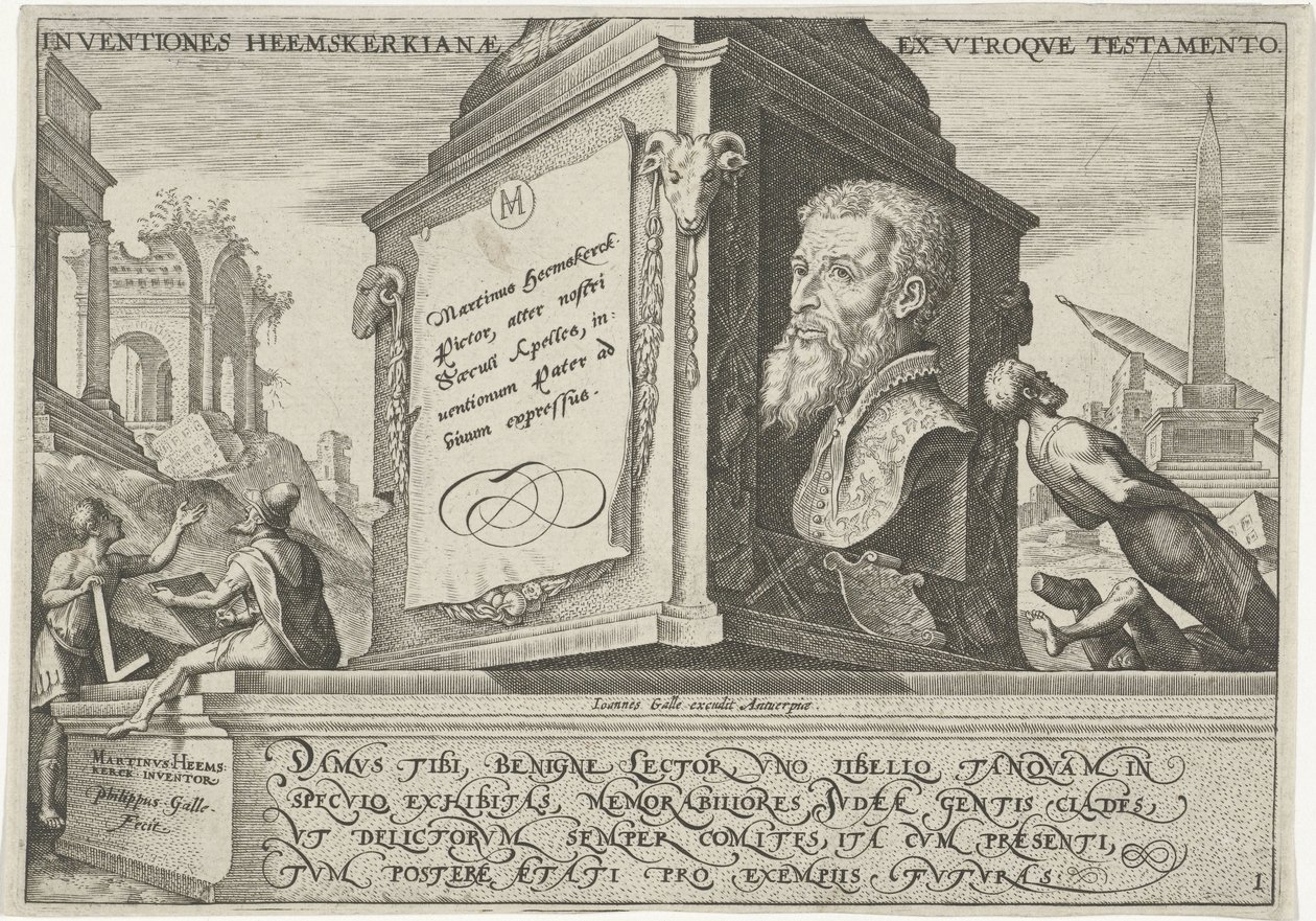 Inventiones Heemskerkianiae Ex Utroque Testamento by Philip Galle